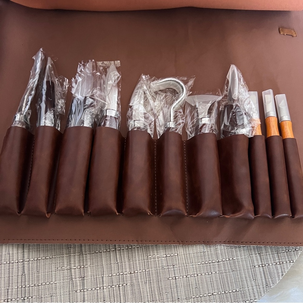 SEYHAKI Wood Carving Tools Whittling Kit Wooden Carving Knife Set NEW - Picture 3 of 11
